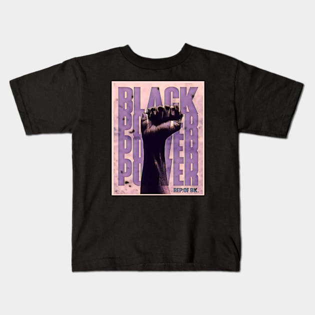 Black Power Kids T-Shirt by Digz